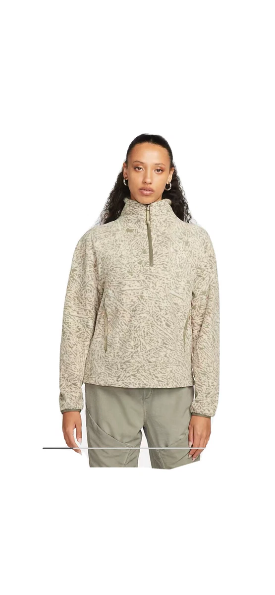 Nike ACG Therma-Fit Women's Wolf Tree 1/4-Zip Top Sz Medium DQ5805-247 Brand New