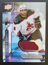 2021-22 UD Premier Nick Schmaltz Game Used Jersey Patch #82 Arizona Coyotes