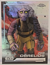 2024 Topps Chrome Star Wars Zeb Orrelios 126 Refractor