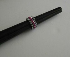 3 Rhinestone Stretch Rings