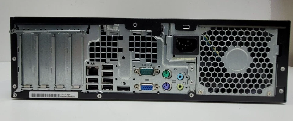 HP Pro SFF Windows XP Gamer PC Spiel Computer HD i3 250GB 4GB DVD-RW COM RS 232 - Bild 3 von 4