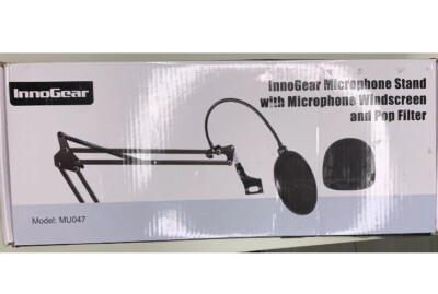 InnoGear Microphone Stand with Microphone Windscreen and Pop Filter