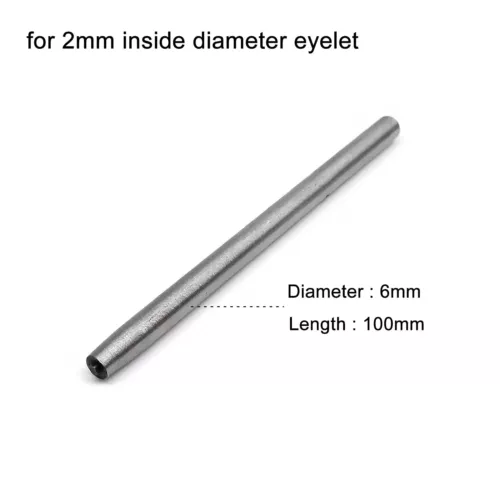 1mm-10mm Bördel Stanze Werkzeug Stab Ösen Tüllen Ring Luftloch Halbhohlniete - Bild 12 von 21