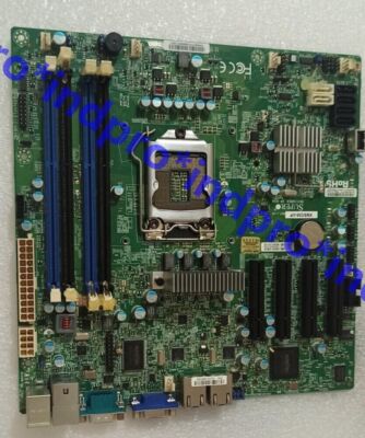 1pc X9SCM-iif 1155-pin C204 1200 I3 single channel MATX mini motherboard