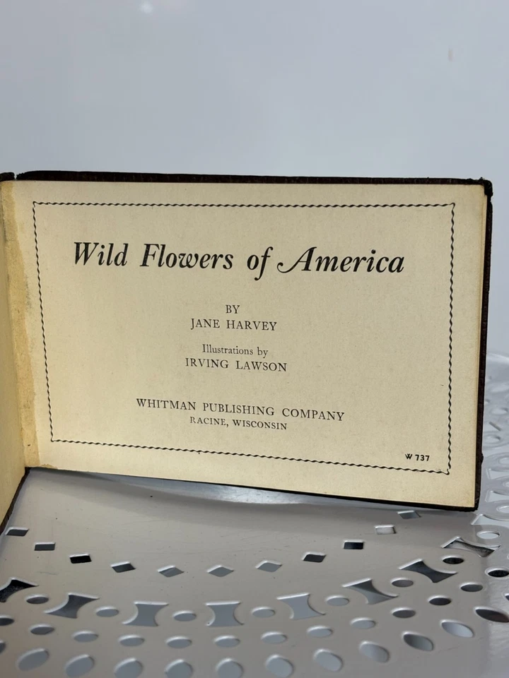 Vintage Antique 1930s Illustrated Wild Flowers of America by Jane Harvey 1932 HC - Image 3 of 4