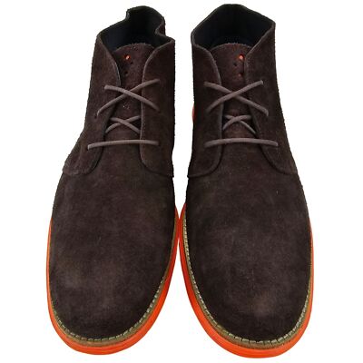 Cole Haan Lunargrand Woodbury Chukka Boots Men's 11.5 Brown Orange