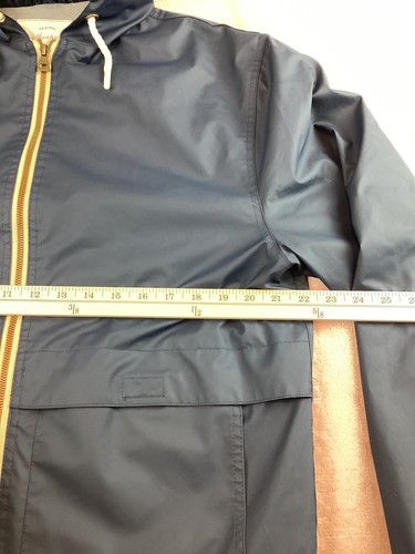 Original Weatherproof Vintage Polyurethane Shell Navy Blue Rain Jacket Men's Med - Picture 7 of 10