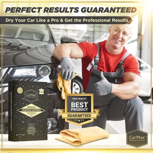 CarMax English Premium Grade Natural Chamois Leather - Large - Perfect for - Afbeelding 5 van 5