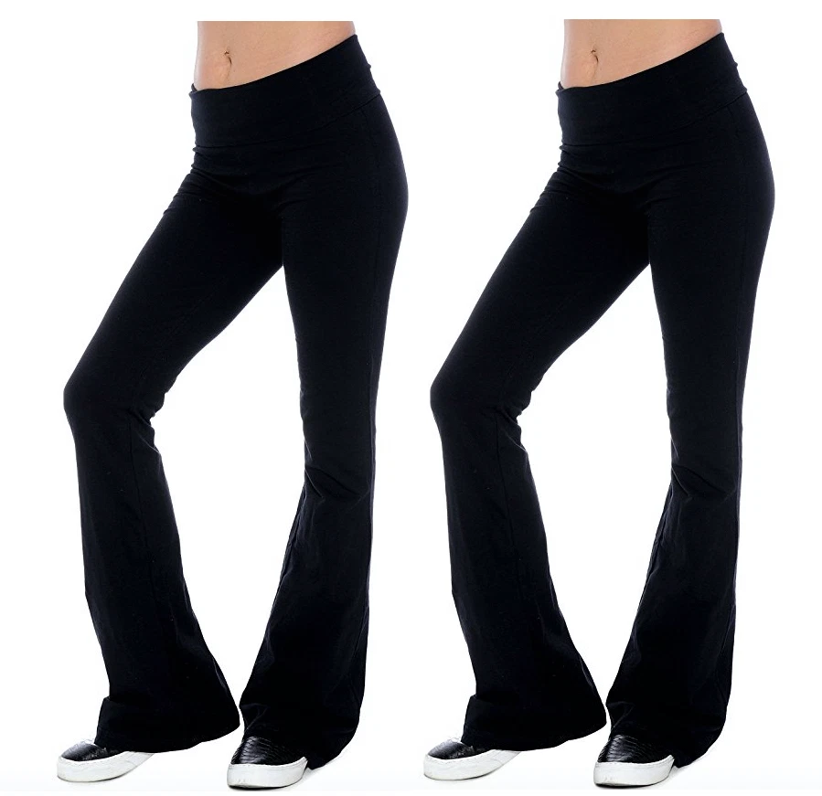 Mopas Womens Ladies Yoga Pants Boot Flare New Lounge Sports Lot Flare  Leggings