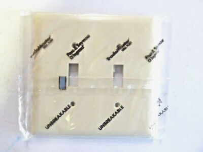TradeMaster Pass & Seymour TPJ2-LA Two Gang Two Toggle Wallplate pack of 5 New