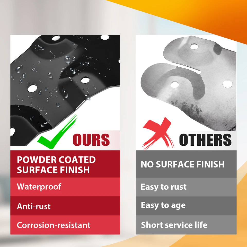 Kit de soporte de marco de caja de dirección mejorado para Chevy Blazer 73-91 acero duradero negro Foto 3 de 4