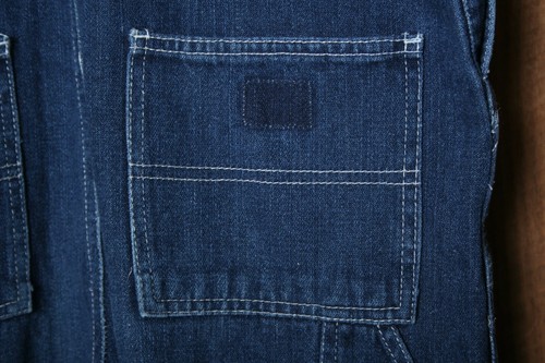WEST END BLUES Blue Denim Bib Overalls Juniors Sz. 16 - Picture 7 of 10