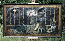 Friedrich Rheinfelder-Anspach (1838-1903) - Still Life, Huge Oil Painting