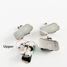 10Kit Dental 1st Molar Brackets Wide Big Metal Bracket Ortho Roth 022 Hooks Mesh