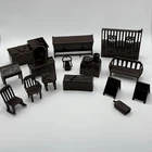 Vintage 1950’s MARX Western Town Plastic Miniature Furniture LOT OF 15