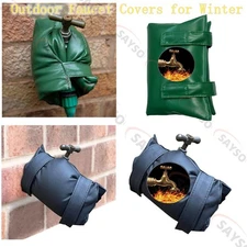 Outdoor Faucet Antifreeze Cover 10.2" H x 7.1" W Reusable Waterproof Antifreeze