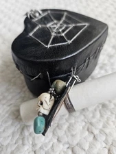 Handmade Wish Box – Folk Art Manifestation Box with Mystical Charm And Message