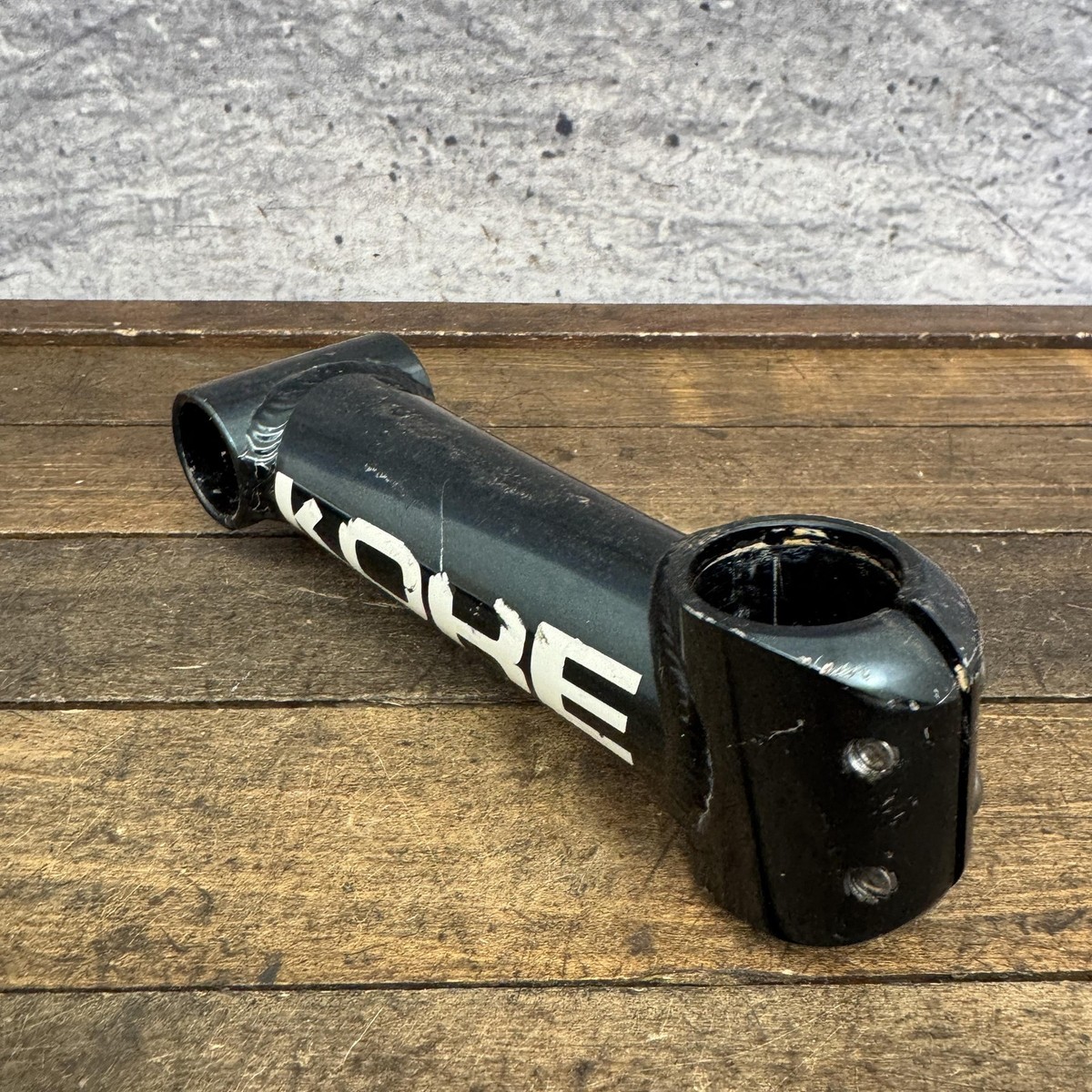 Vintage KORE Bike Stem 1 1/8 Threadless 95mm 25.4 Clamp Black