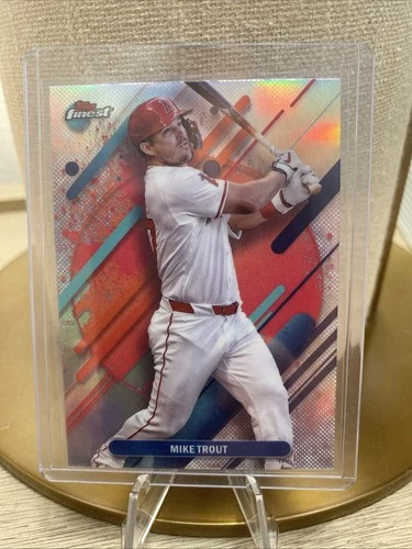 2025 Topps Finest Rare Mike Trout #217 Refractor