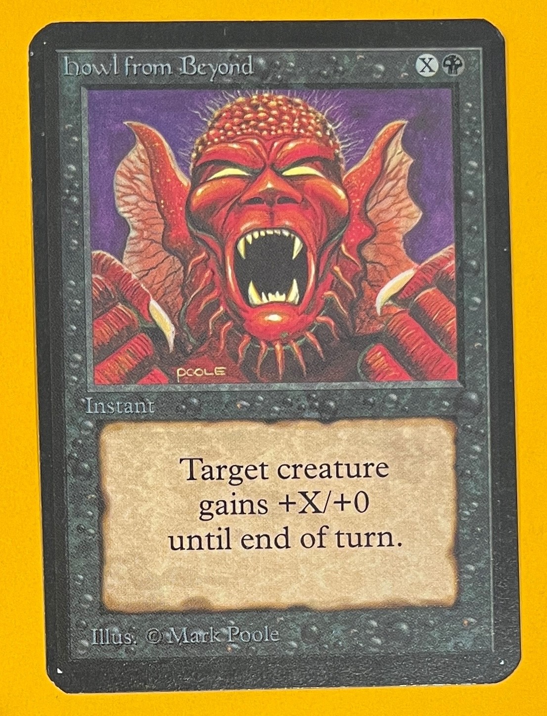 MTG HOWL FROM BEYOND Alpha (OldManMTG 012-925)