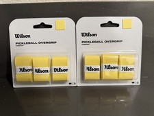 2 X Wilson Pickleball Paddle Overgrips 3-Pack 6 Grips total 