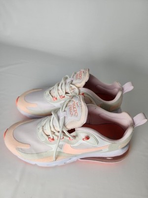 Nike Air Max 270 React CJ0619-103 Crimson Tint White Pink Orange Athletic Shoes