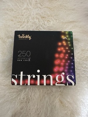 Twinkly Strings 250 RGB LED App-Controlled Indoor/Outdoor Lights