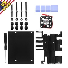 Housing Case Cooling Fan Active Passive Radiator/Heatsink For Orange Pi 5 Plus D