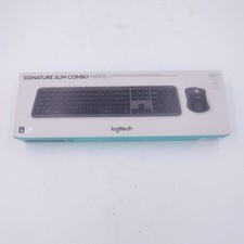 Logitech MK955 Signature Slim Wireless Keyboard  Mouse Combo Full Size Graphite