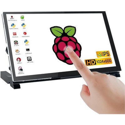 LCD 7 Zoll HDMI Touchscreen 1024x600 IPS kompatibel mit Raspberry Pi 4 3 2 1 ...