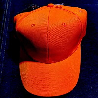 BLAZE ORANGE HUNTERS CAP
