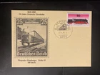 Germany 1985 Illustrated Special Map 150 Years of Railway Neuenmarkt DDM