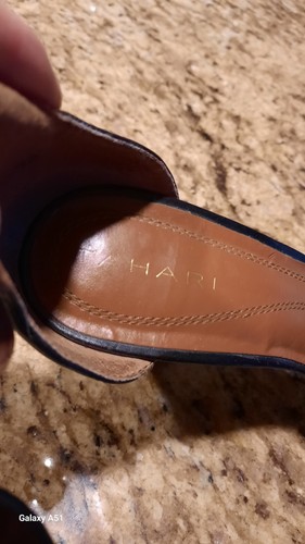 TAHARI Block Heel Sandal - 7M - Ankle Strap w/Buckle Close, Calf Hair Vamp - Picture 2 of 9