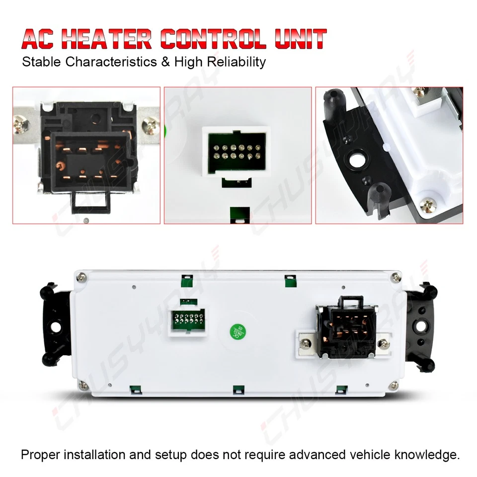 Interruptor aquecedor CA unidade de controle climático 15221922 para 2004-2012 Colorado GMC Canyon - Imagem 4 de 4