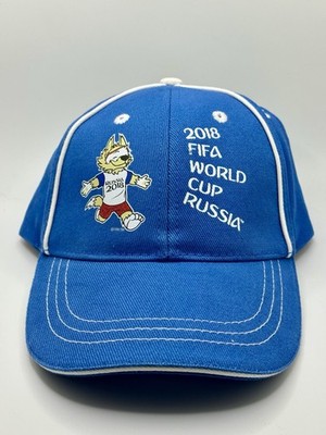 2018 FIFA WORLD CUP RUSSIA STRAPBACK  CAP HAT OFFICIAL SOCCER Blue Zabivaka