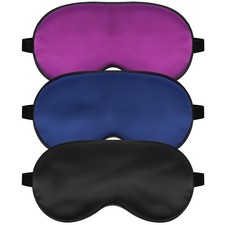Silk Sleep Mask with Adjustable Strap, Soft Blindfold Eyeshade