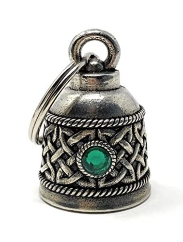 Bravo Bells Celtic Band Diamond Bell - Biker Bell Accessory or Key Chain for - Picture 2 of 7