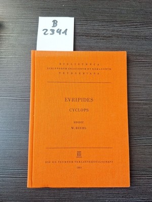 Euripide Cyclops Werner Biehl. Bibliotheca scriptorum Graecorum et Romanorum Teu
