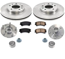 Ft Disc Brake Rotor Brake Disc Pads W/ Hub & Bearing Kits For 03-05 Mazda 6