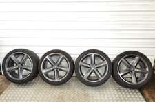 AUDI A4 B8 8K 18" ALLOY WHEELS 1 GOOD TYRE 245/40R18 8K0601025Q 2008-15 FAST P+P