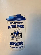 DUTCH Bros STICKER Decal ESPRESSO Cup ANNIVERSARY COFFEE Rare HTF DB Old DESIGN