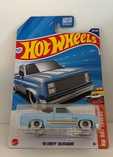 Hot Wheels Hot Trucks 83 Chevy Silverado Blue Variation