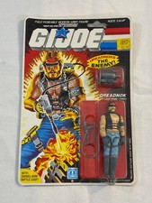 Vintage 1985 Hasbro Gl Joe Series 4 Dreadnok Torch 36 MOC SEALED Bent Packaging