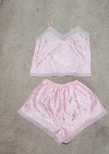 Spotlight Vintage Pink 2 Piece Lingerie Set Women's Size Medium