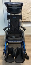 Quickie IRIS Tilt-in-Space Wheelchair 19x19 Frame 300lb Cap Sunrise Medical Blue