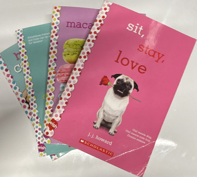 Scholastic Sit, Stay, Love by J.J. Howard Paperback Wish Series Ages 9-12