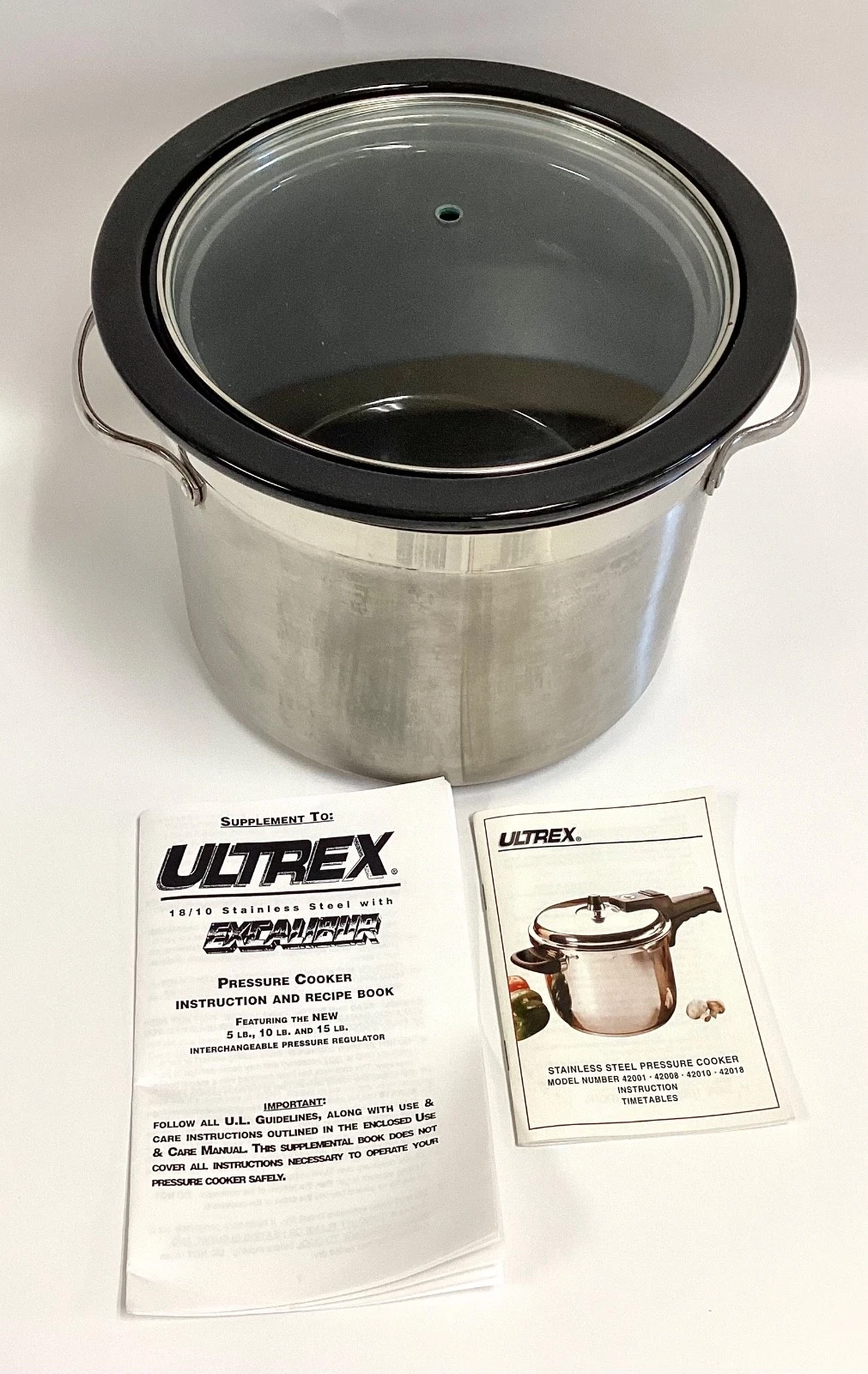 Ultrex Stainless Steel Pressure Cooker 9" Tall and 12 Inches in Diameter