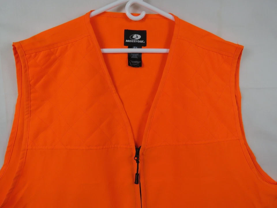 Mossy Oak Orange Hunting Vest Size 2XL-3XL Deer Upland saftey - Image 3 of 4