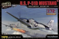 Forces Of Valor 10048 / Watersons 873010A - P-51D Mustang - England 1945 - 1:72