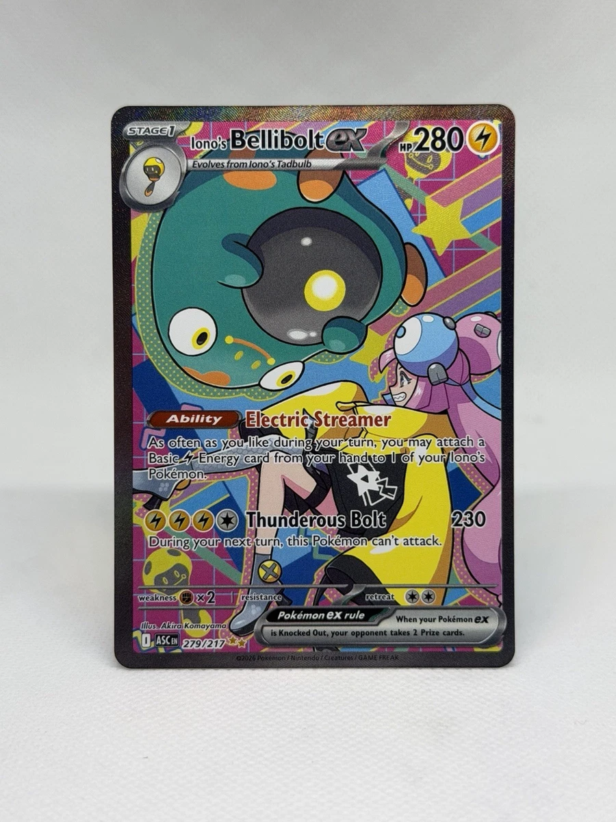 bellibolt pokemon card value Iono's Bellibolt Ex Pokémon TCG Cards for sale